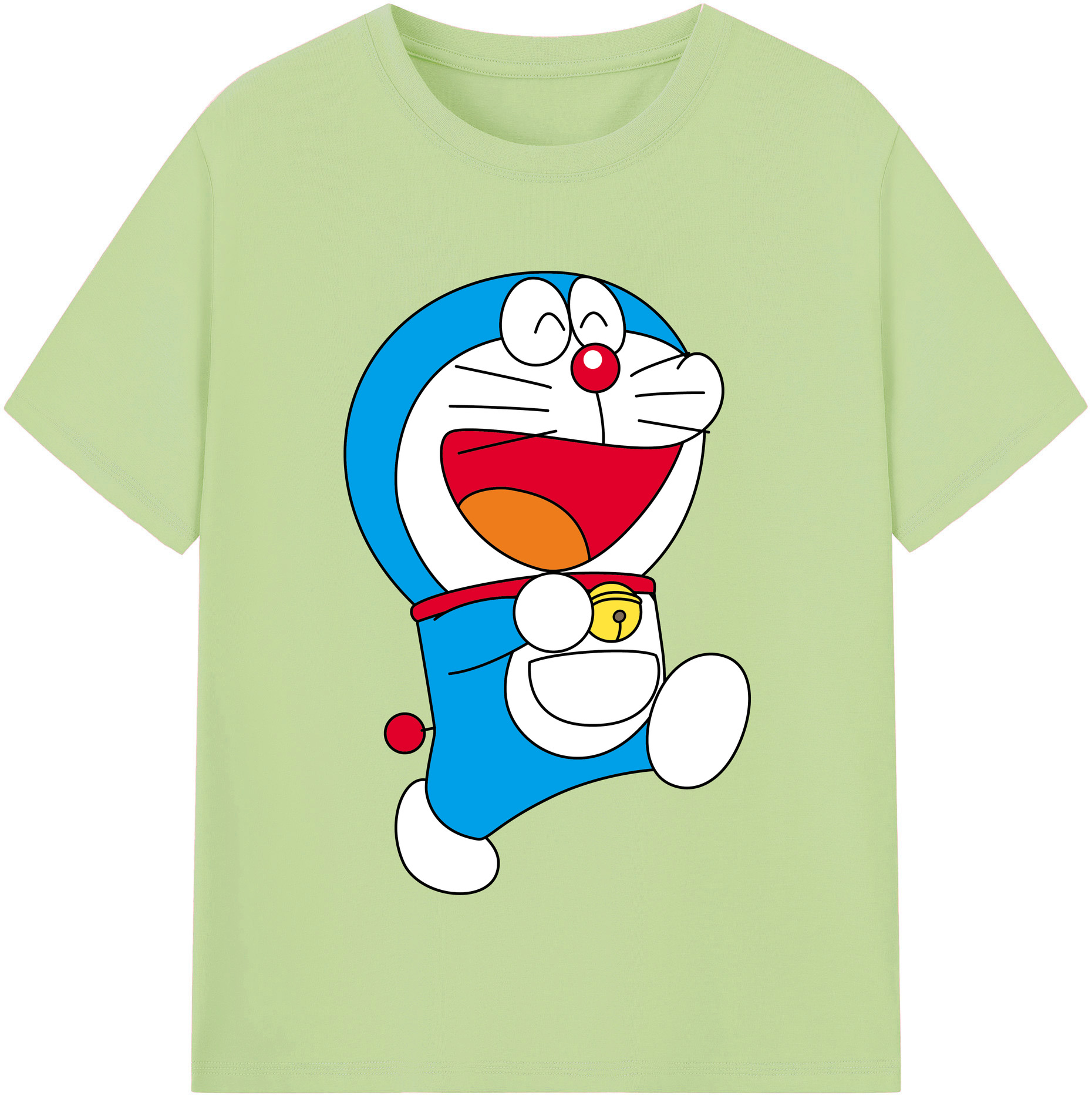 （画像用） ドラえもん Doraemon 綿100％半袖Tシャツ（フロントプリント）